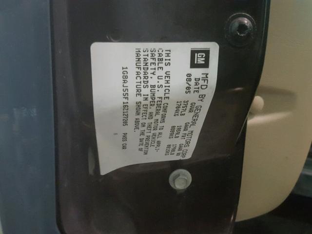 1G8AJ55F16Z127205 - 2006 SATURN ION LEVEL GREEN photo 10