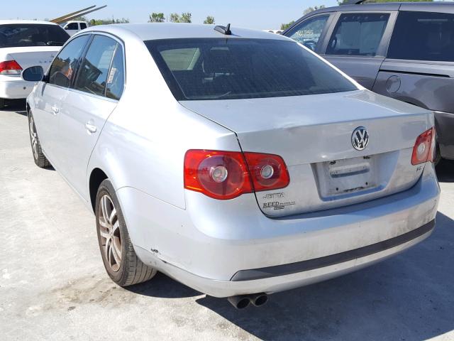 3VWDF71K36M695005 - 2006 VOLKSWAGEN JETTA 2.5L GRAY photo 3