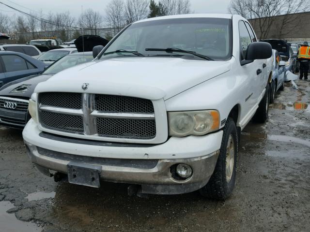 1D3HU18Z52J172397 - 2002 DODGE RAM 1500 WHITE photo 2