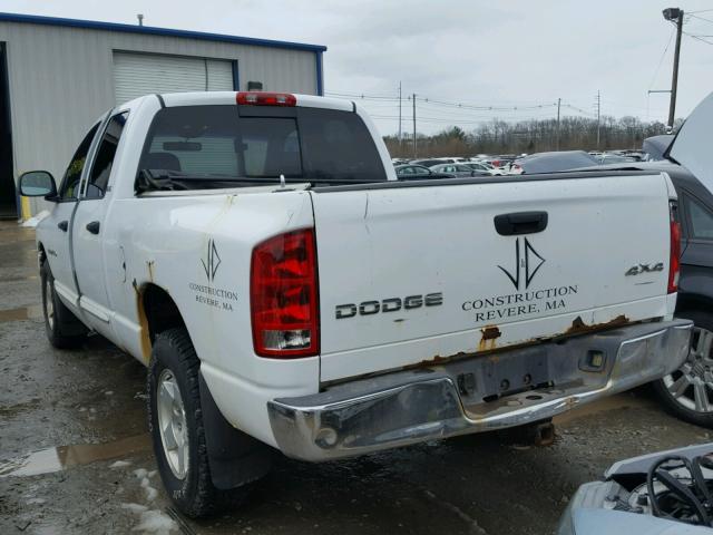 1D3HU18Z52J172397 - 2002 DODGE RAM 1500 WHITE photo 3