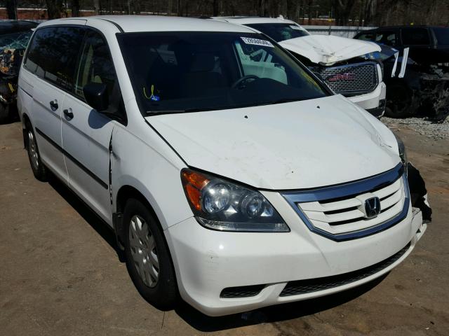 5FNRL38209B026716 - 2009 HONDA ODYSSEY LX WHITE photo 1