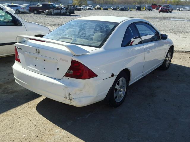 1HGEM22083L029821 - 2003 HONDA CIVIC EX WHITE photo 4