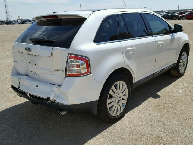 2FMDK3KC3ABB64696 - 2010 FORD EDGE LIMIT WHITE photo 4