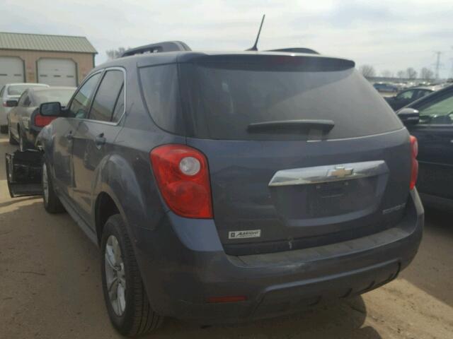 2GNALBEK0E6361011 - 2014 CHEVROLET EQUINOX LT GRAY photo 3