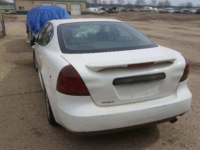 2G2WP552871161938 - 2007 PONTIAC GRAND PRIX WHITE photo 3