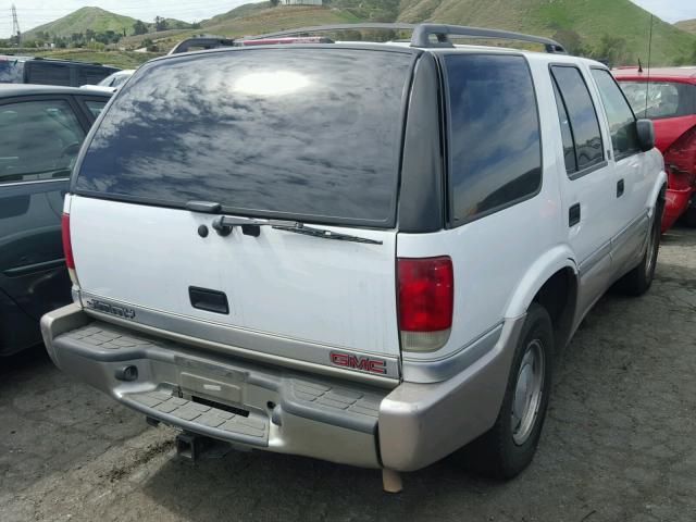 1GKCS13W6Y2348693 - 2000 GMC JIMMY Biały zdjęcie 4