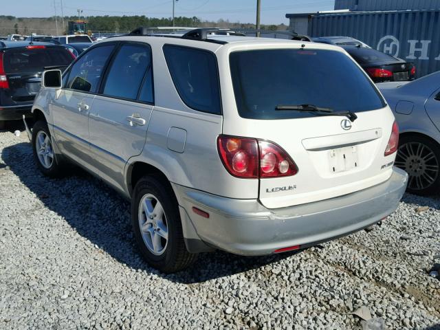 JT6GF10U0Y0074964 - 2000 LEXUS RX 300 WHITE photo 3