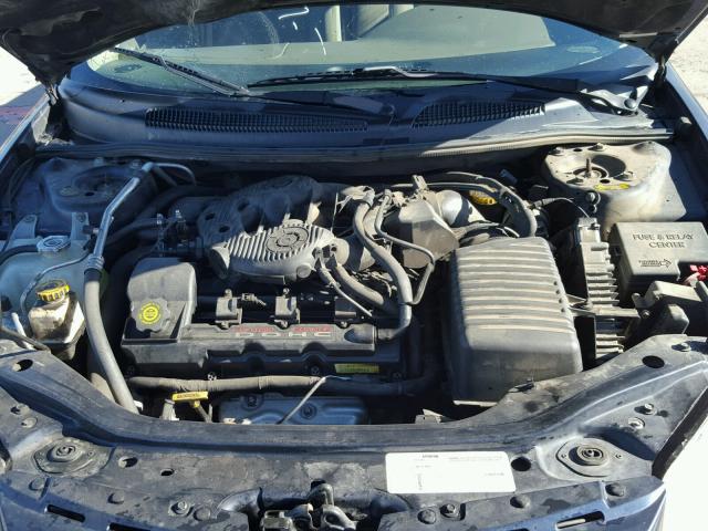 1B3EL46R42N190709 - 2002 DODGE STRATUS SE BLUE photo 7