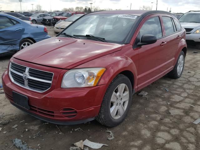 1B3CB4HA6AD533946 - 2010 DODGE CALIBER SX RED photo 2