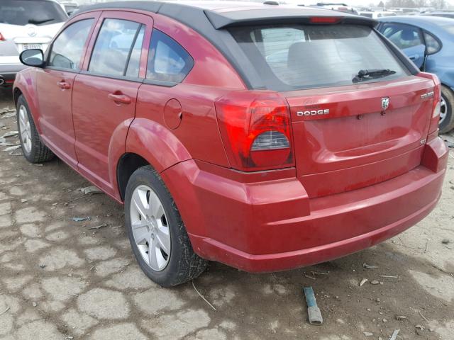 1B3CB4HA6AD533946 - 2010 DODGE CALIBER SX RED photo 3