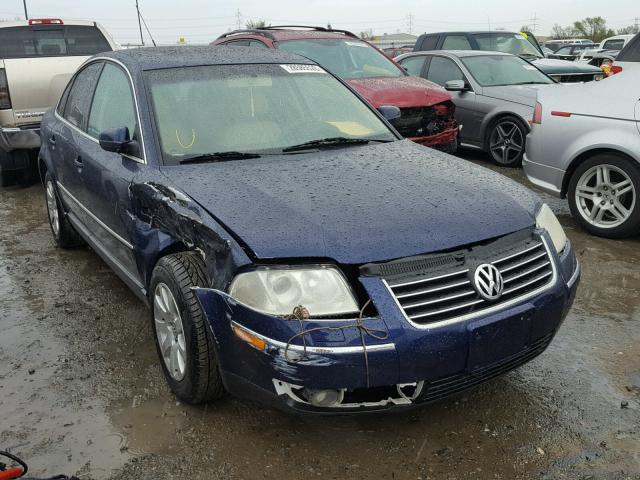 WVWPD63B01P098412 - 2001 VOLKSWAGEN PASSAT GLS BLUE photo 1