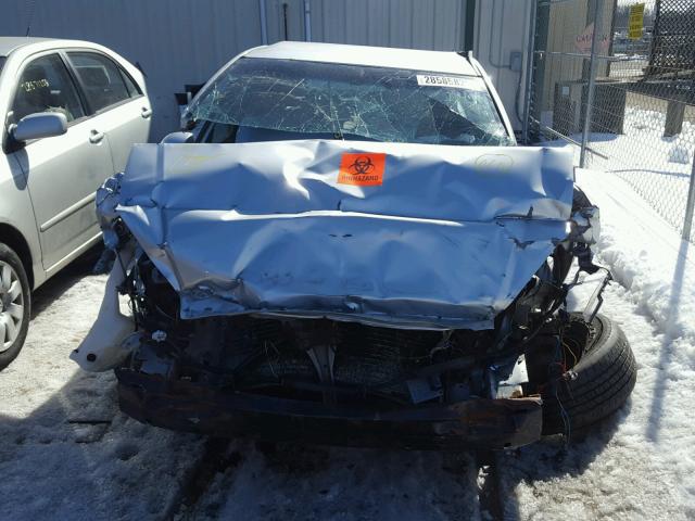 2G1WB5EK9A1133530 - 2010 CHEVROLET IMPALA LT SILVER photo 9