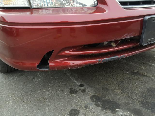 JT2BG22K910570541 - 2001 TOYOTA CAMRY CE MAROON photo 9