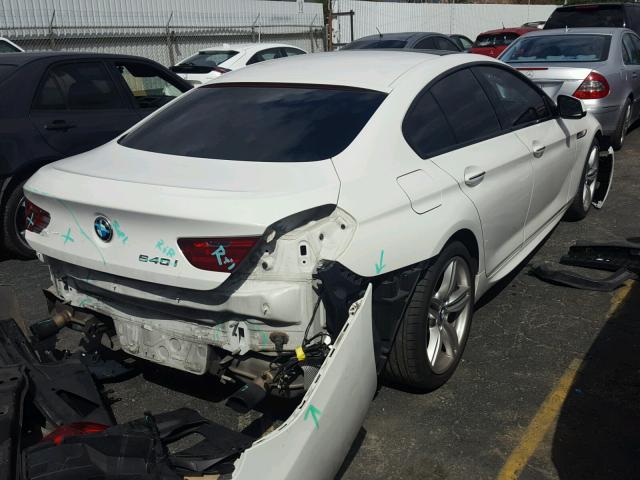 WBA6A0C55ED317011 - 2014 BMW 640 I WHITE photo 4