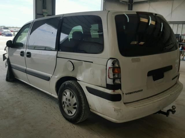 1GNDX03E91D330404 - 2001 CHEVROLET VENTURE WHITE photo 3