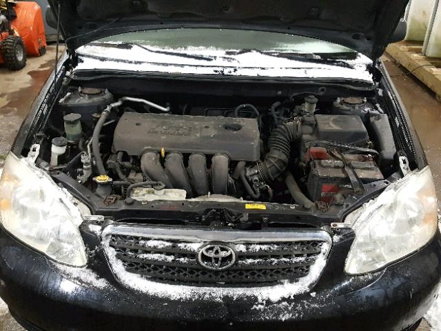 1NXBR32E76Z679383 - 2006 TOYOTA COROLLA CE BLACK photo 7