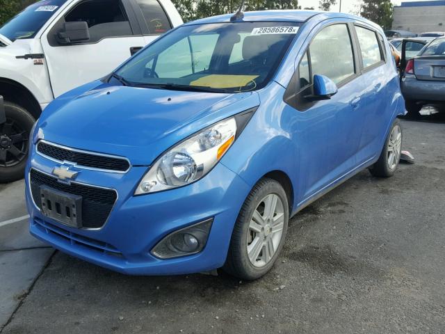 KL8CB6S95EC492500 - 2014 CHEVROLET SPARK LS BLUE photo 2