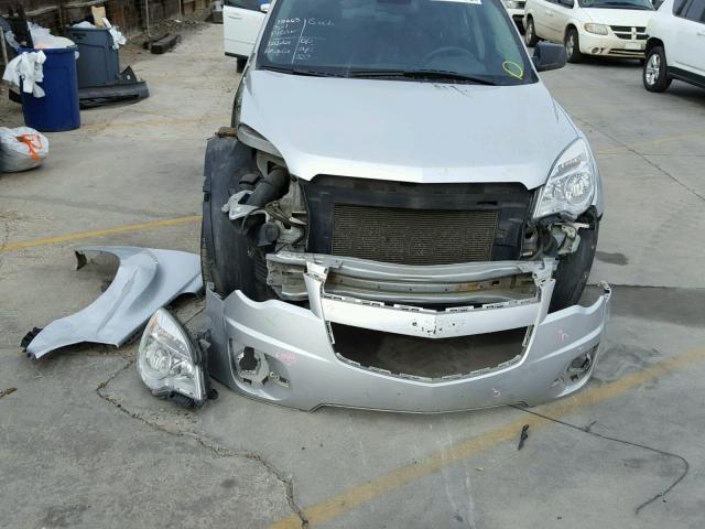 1GNFLCEK7DZ102210 - 2013 CHEVROLET EQUINOX LS SILVER photo 9