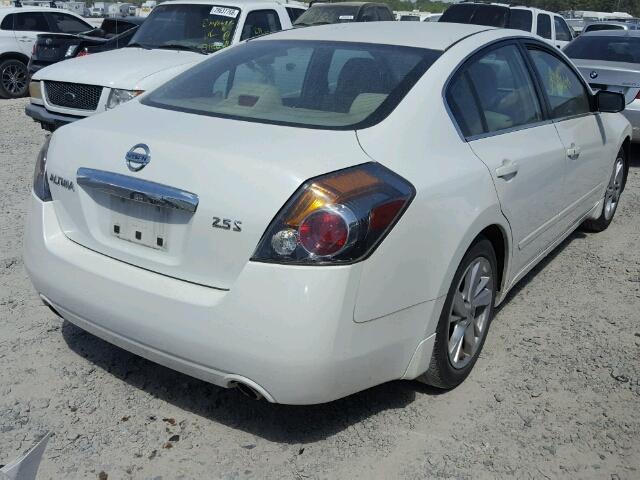 1N4AL2AP0AN538887 - 2010 NISSAN ALTIMA BAS WHITE photo 4