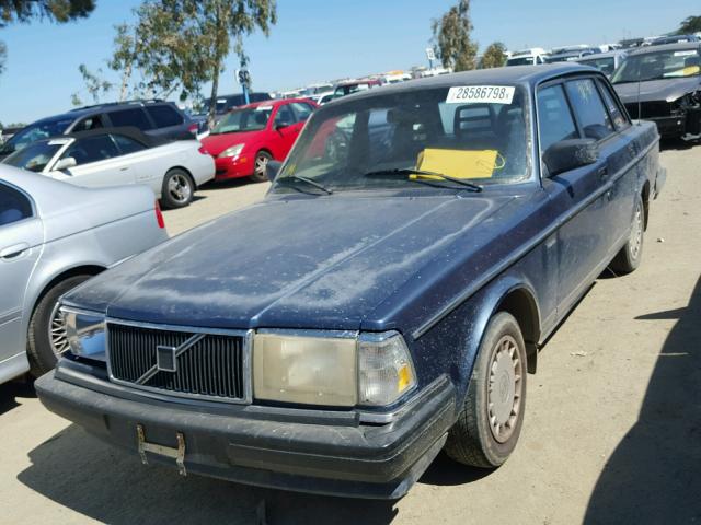 YV1AA8842M1448368 - 1991 VOLVO 240 BLUE photo 2