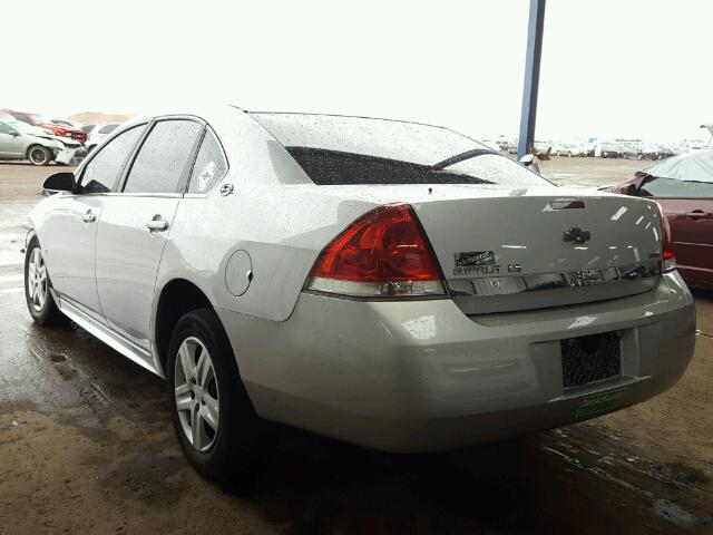 2G1WB57K391307567 - 2009 CHEVROLET IMPALA LS SILVER photo 3