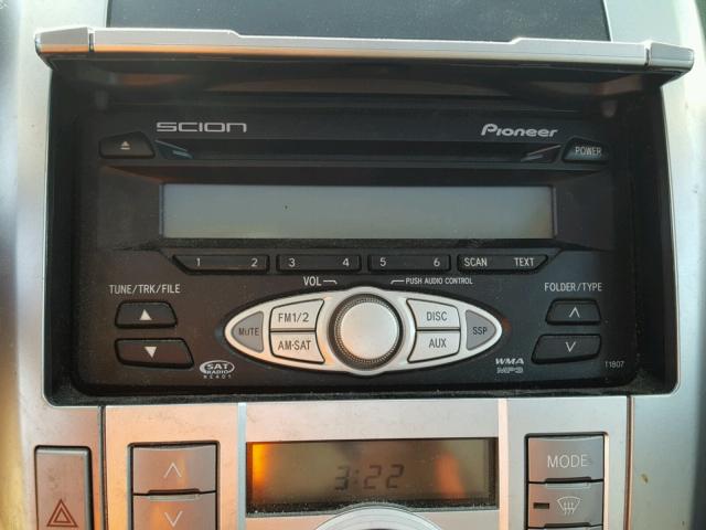 JTKDE167X60098162 - 2006 TOYOTA SCION TC 黑色 照片 9