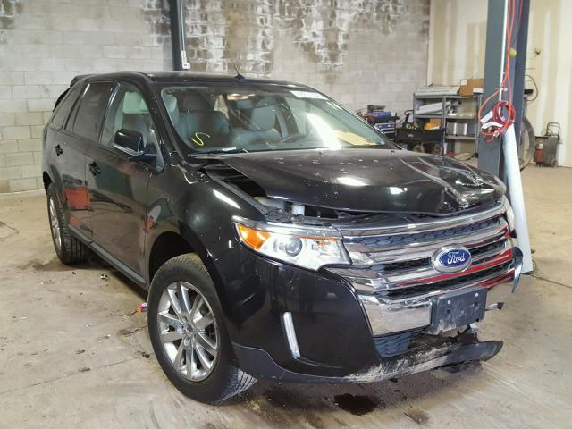 2FMDK4JC5DBB40900 - 2013 FORD EDGE SEL BLACK photo 1