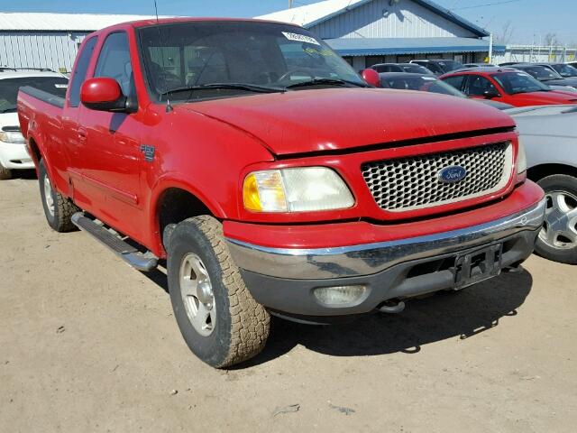 1FTRX18L02NB92257 - 2002 FORD F150 RED photo 1