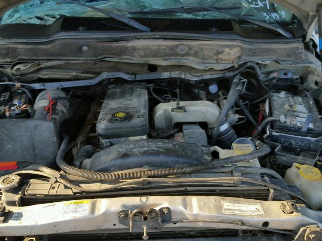 3D7KA28613G700738 - 2003 DODGE RAM 2500 S SILVER photo 7