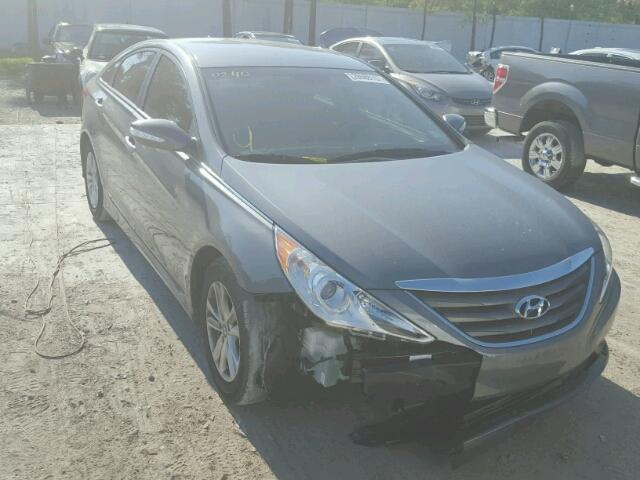 5NPEB4AC8EH860240 - 2014 HYUNDAI SONATA GLS GRAY photo 1