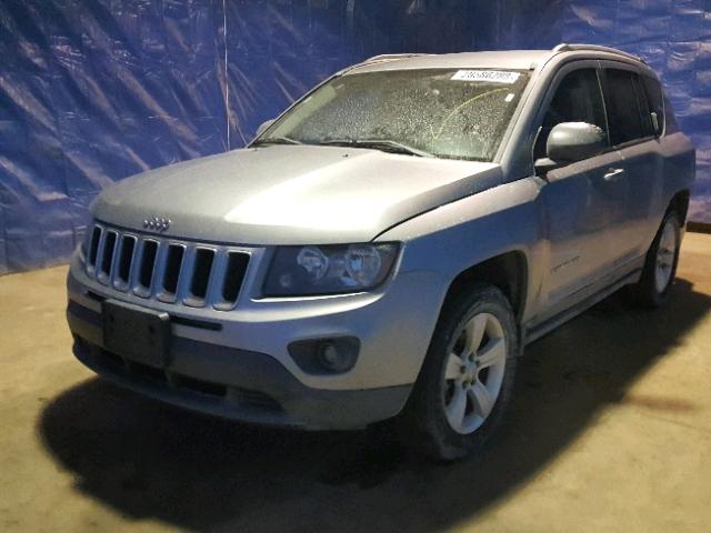 1C4NJDBB2GD723456 - 2016 JEEP COMPASS SP SILVER photo 2