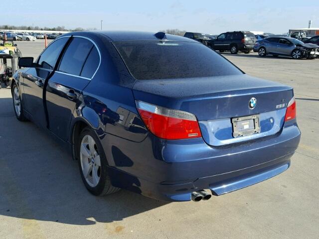 WBANA53545B860466 - 2005 BMW 525 I 蓝色 照片 3