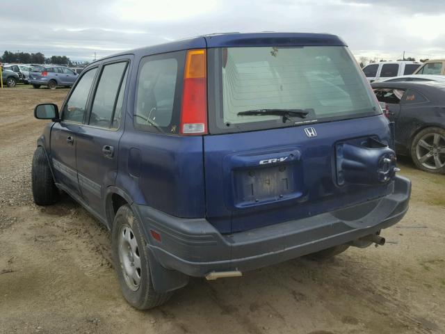 JHLRD184XXC073087 - 1999 HONDA CR-V LX BLUE photo 3