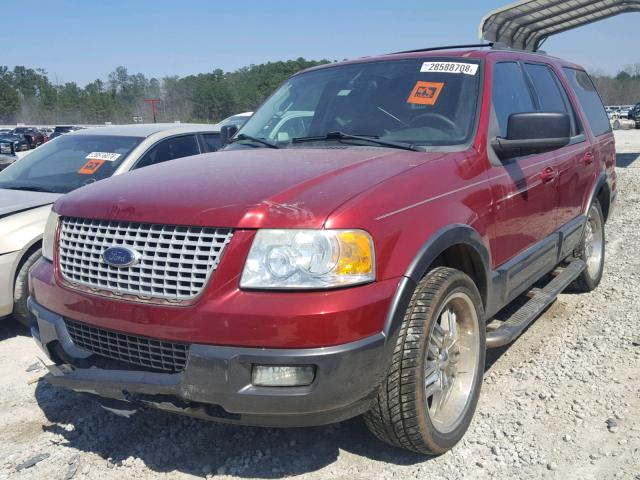 1FMRU15W94LA12761 - 2004 FORD EXPEDITION RED photo 2