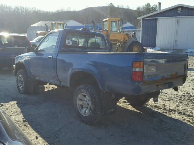 4TARN01P5RZ298098 - 1994 TOYOTA PICKUP 1/2 BLUE photo 3