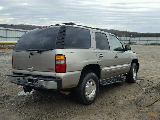 1GKEK13Z03J122344 - 2003 GMC YUKON TAN photo 4