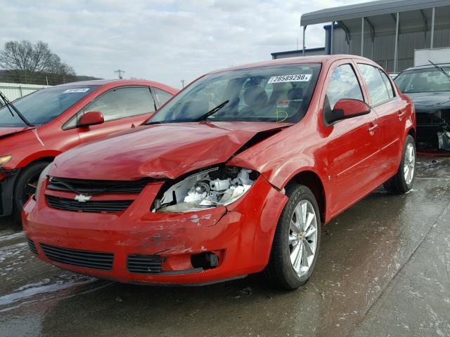 1G1AL55FX77147510 - 2007 CHEVROLET COBALT LT RED photo 2