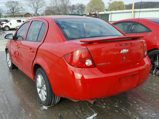 1G1AL55FX77147510 - 2007 CHEVROLET COBALT LT RED photo 3