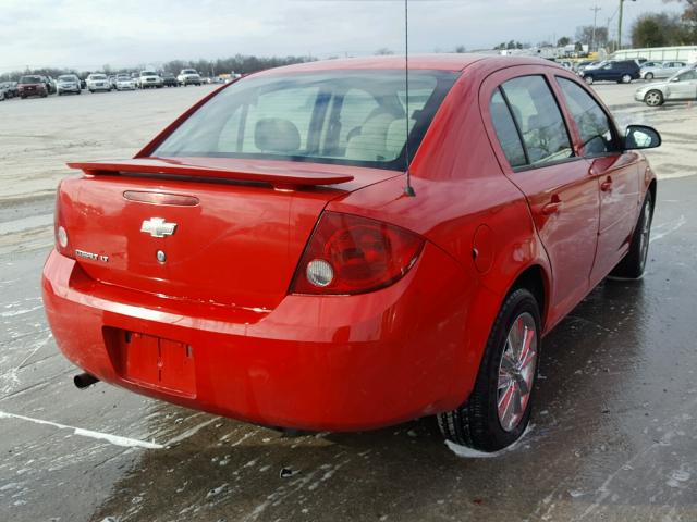 1G1AL55FX77147510 - 2007 CHEVROLET COBALT LT RED photo 4