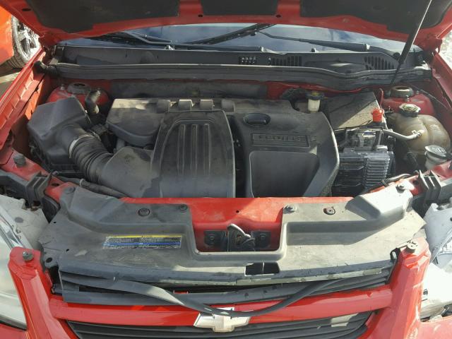 1G1AL55FX77147510 - 2007 CHEVROLET COBALT LT RED photo 7