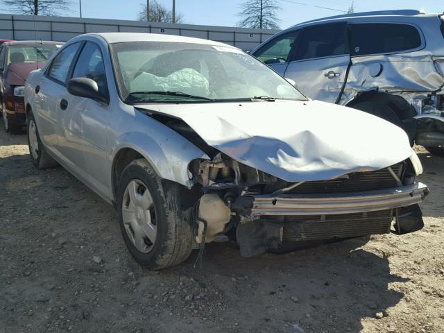 1B3EL36X94N237342 - 2004 DODGE STRATUS SE SILVER photo 1