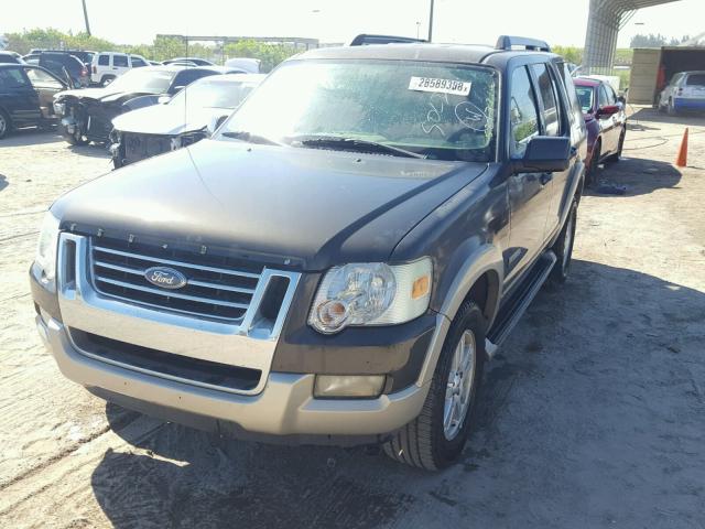 1FMEU64E96UA40075 - 2006 FORD EXPLORER E CHARCOAL photo 2