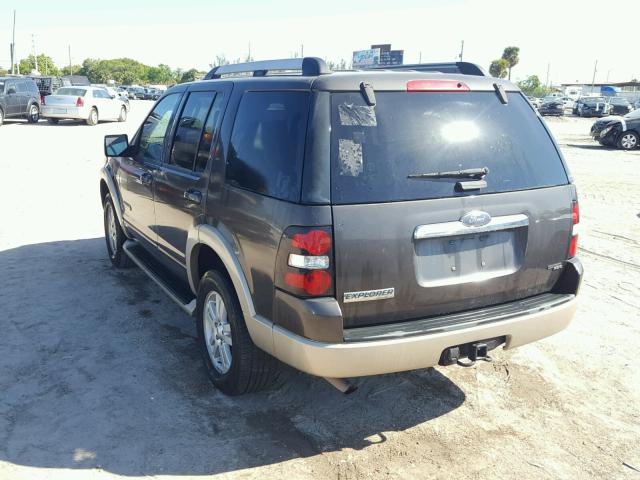 1FMEU64E96UA40075 - 2006 FORD EXPLORER E CHARCOAL photo 3