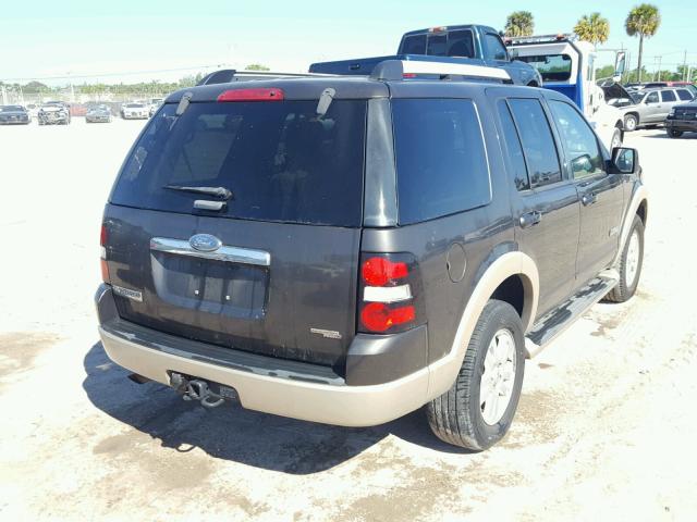 1FMEU64E96UA40075 - 2006 FORD EXPLORER E CHARCOAL photo 4