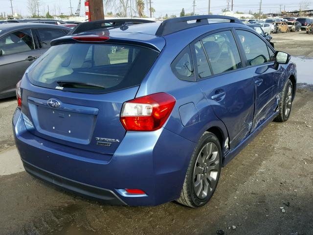 JF1GPAT69FG265926 - 2015 SUBARU IMPREZA SP BLUE photo 4