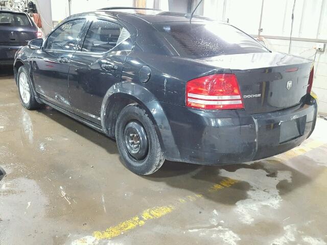 1B3CC1FB8AN233293 - 2010 DODGE AVENGER EX BLACK photo 3