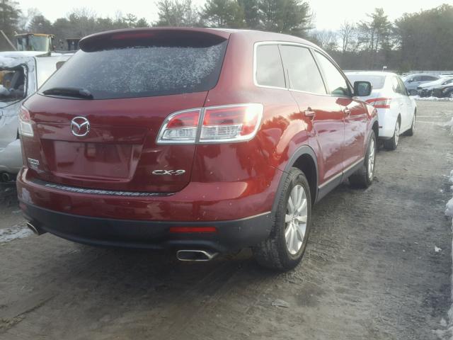 JM3TB38A780161745 - 2008 MAZDA CX-9 RED photo 4