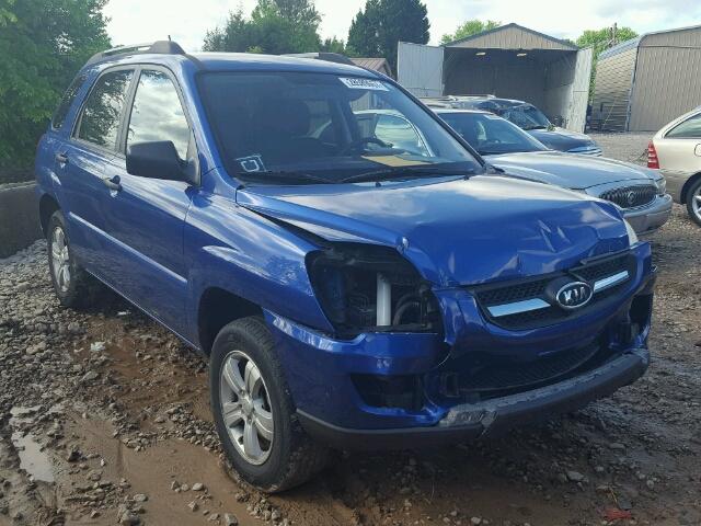 KNDJF724497571491 - 2009 KIA SPORTAGE BLUE photo 1