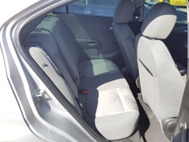 1G1JA5SHXE4100746 - 2014 CHEVROLET SONIC LS ვერცხლისფერი ფოტო 6