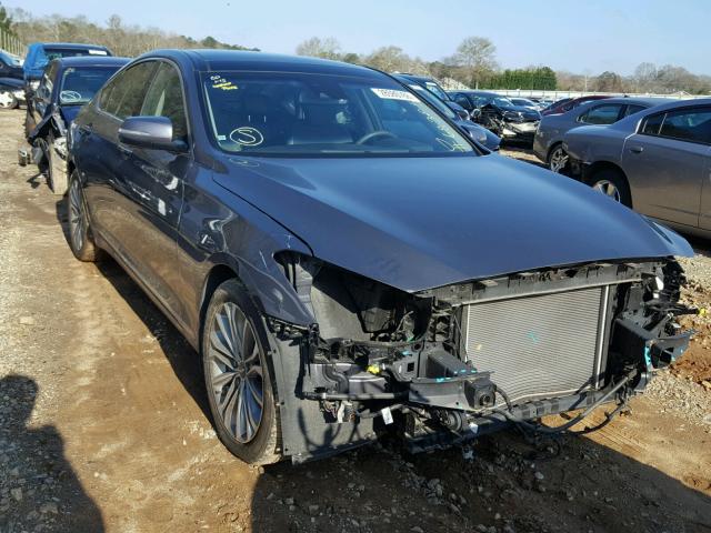 KMHGN4JE9FU091798 - 2015 HYUNDAI GENESIS 3. GRAY photo 1